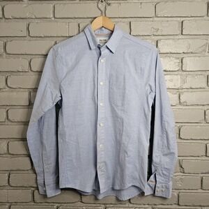 DU/ER Mens Shirt Small Blue 9-to-9 Button Down Stretch Performance‎